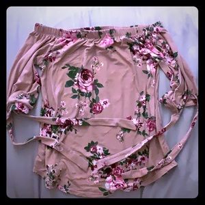 I am selling a off the shoulder longsleeved shirt